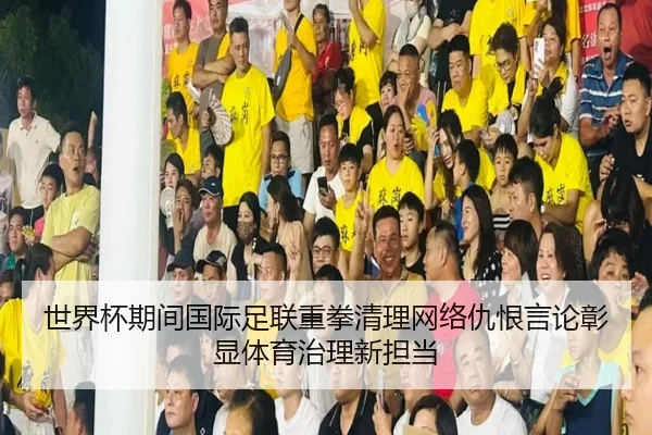 世界杯期间国际足联重拳清理网络仇恨言论彰显体育治理新担当